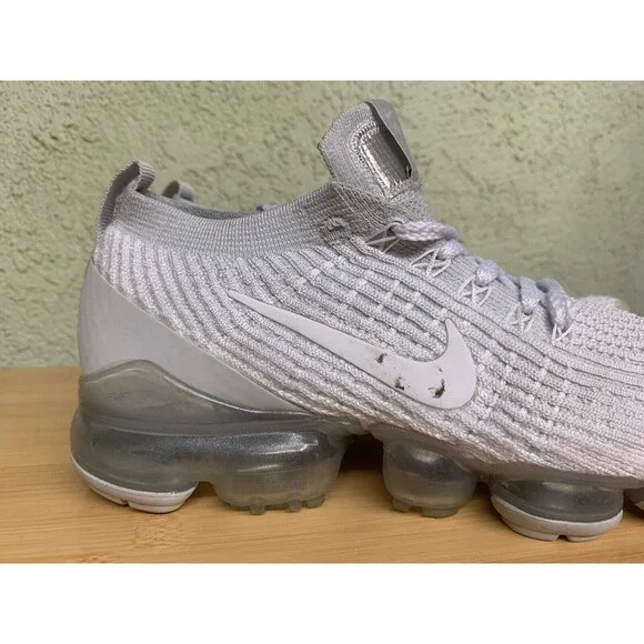 Nike Air Vapormax Flykknit‎ 3 White Pure Platinum AJ6900-102 Men’s Size 6